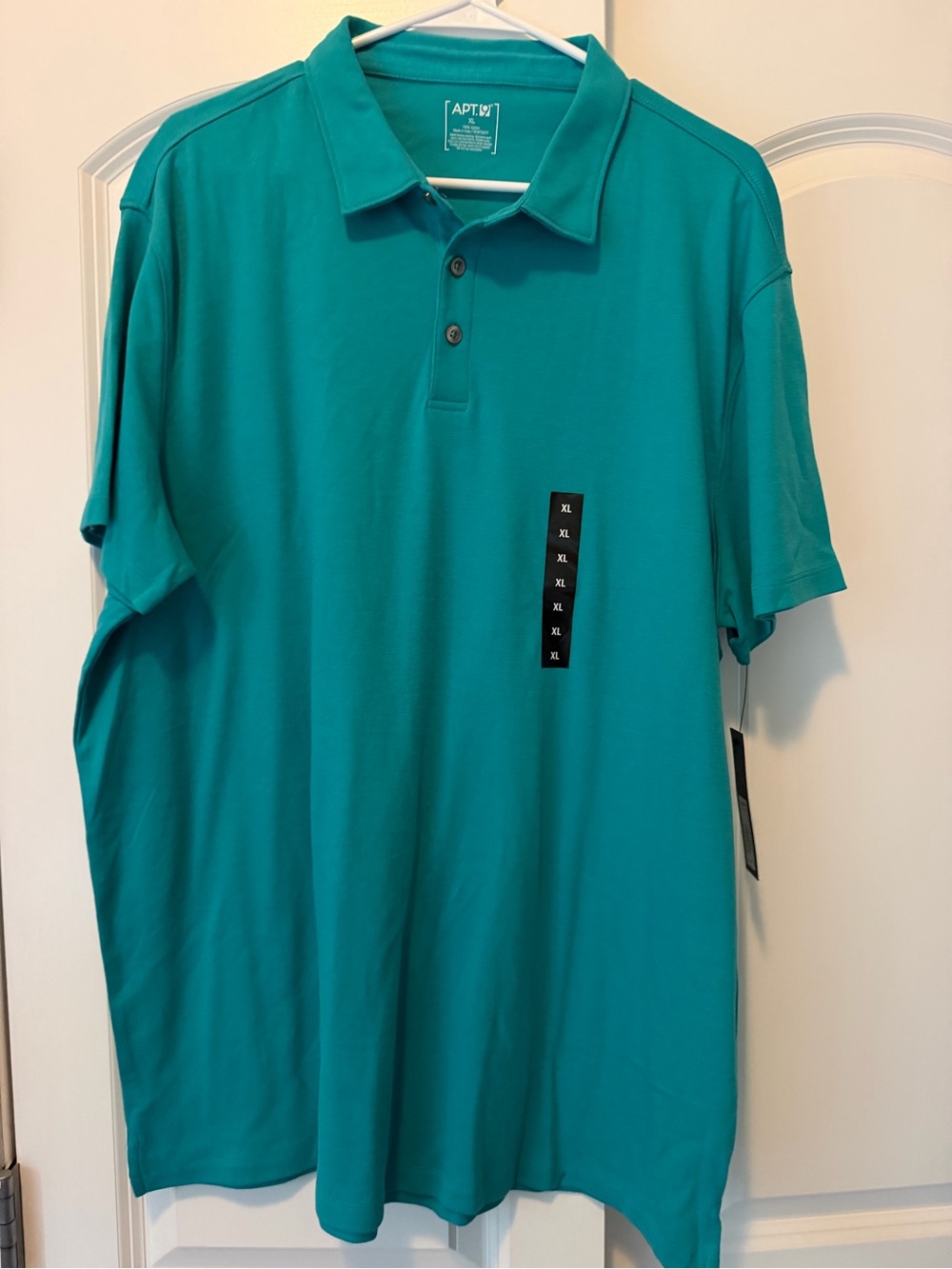 Apt. 9 Men's Teal-Green Polo Shirt